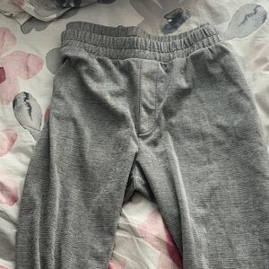 Kids Gray Checkered Pants